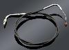 BLACK THROTTLE CABLE PUSH FOR YAMAHA XV19 ROADLINER/STRATOLINER 06-14