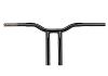 1-PIECE KAGE FIGHTER T-BAR BLACK W/ PULLBACK FOR TOURING MODELS 24+