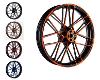 BLAZER 21 INCH COLOR FRONT WHEELS FOR HARLEY TOURINGS (HUB INCLUDED)