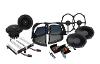 WILD BOAR AUDIO 4 SPEAKER & 2 AMP KIT WITH CUT-IN LID ADAPTORS FOR STREETGLIDE & ULTRA MODELS 14-23