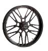 SPLIT SPOKE FORGED FRONT WHEEL WITH HUB - BLACK