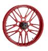 SPLIT SPOKE FORGED FRONT WHEEL WITH HUB - RED