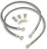 STAINLESS STEEL FINISH DUAL BRAKE LINE KIT FOR YAMAHA 06-10 STRATOLINER ROADLINER/ MIDNIGHT/ S