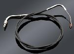 BLACK THROTTLE CABLE PUSH FOR YAMAHA XVS650 V-STAR CUSTOM 01-UP