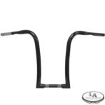 16 INCH BLACK NICE CURVES 1 1/4 INCH APE HANGERS 