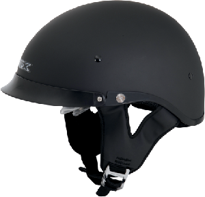 FX200 FLAT BLACK DUAL INNER LENS CLEAR AND SMOKE HALF HELMET