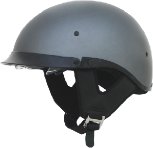 FX200 FROST GREY DUAL INNER LENS CLEAR AND SMOKE HALF HELMET