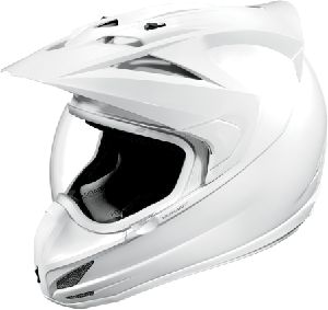 VARIANT GLOSS WHITE FACE HELMET