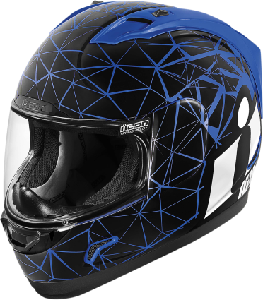 ALLIANCE CRYSMATIC BLUE FULL FACE HELMET