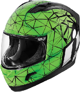 ALLIANCE CRYSMATIC GREEN FULL FACE HELMET