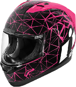 ALLIANCE CRYSMATIC PINK FULL FACE HELMET