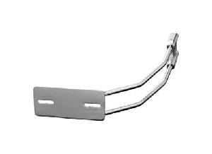 FLYING REAR TIRE LICENSE PLATE HOLDER CHROME