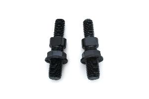 MIRROR ADAPTERS BLACK FOR HONDA, SUZUKI, KAWASAKI AND VICTORY (PAIR)