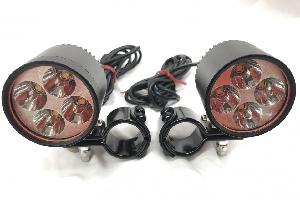 BLACK TWO-INCH LED DRIVING LIGHT KIT FOR 1.25” DIAMETER ENGINE GUARDS