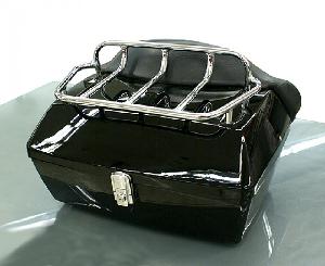 GLOSS BLACK ABS MOLDED PLASTIC ADD-ON TRUNK