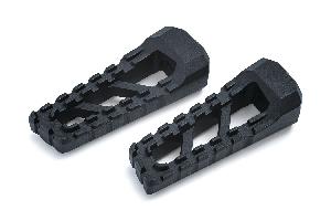 RIOT FOOTPEGS SATIN BLACK - PAIR (Bike Specific Splined Adapter Required)