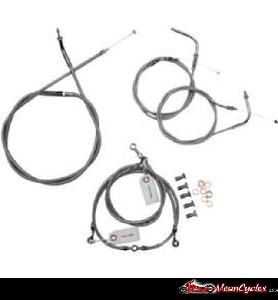 APE HANGER CABLE KIT FOR VICTORY (STAINLESS)