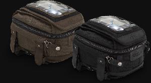 VOYAGER TANK / TAIL BAG BLACK OR DARK OAK