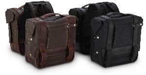 THROW-OVER SADDLEBAG ((BLACK OR DARK OAK))