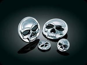 LARGE CHROME ZOMBIE MEDALLIONS ACCENTS LARGE REQUIRES 2