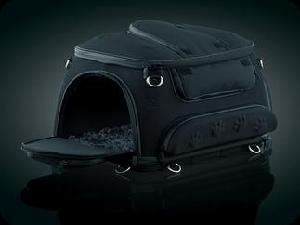 PET PALACE LUGGAGE RACK BAG (BLACK/ GREY) ((2 IN STOCK))