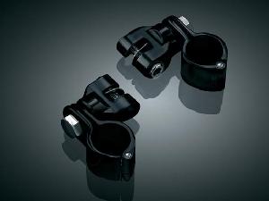 BLACK PEG MOUNTS W/ 1-1/4 MAGNUM QUICK CLAMPS & CLEVIS 